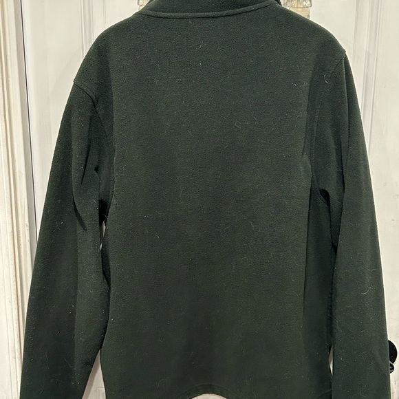 Mens Fleece Jacket Green Ireland 3 Shamrock Full Zipper Long Sleeves size XXL - Picture 3 of 5